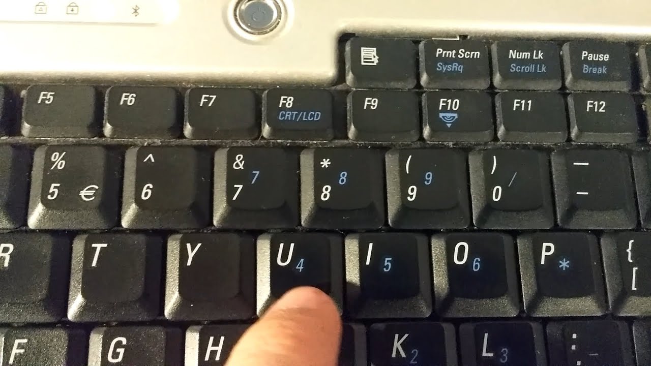 My dell computer keyboard is locked